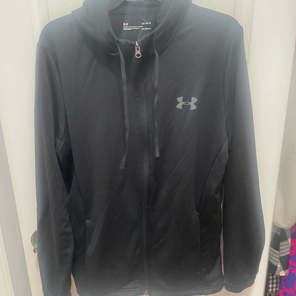 Under Armour Men's Black Full-Zip Hoodie - Picture 4 of 14
